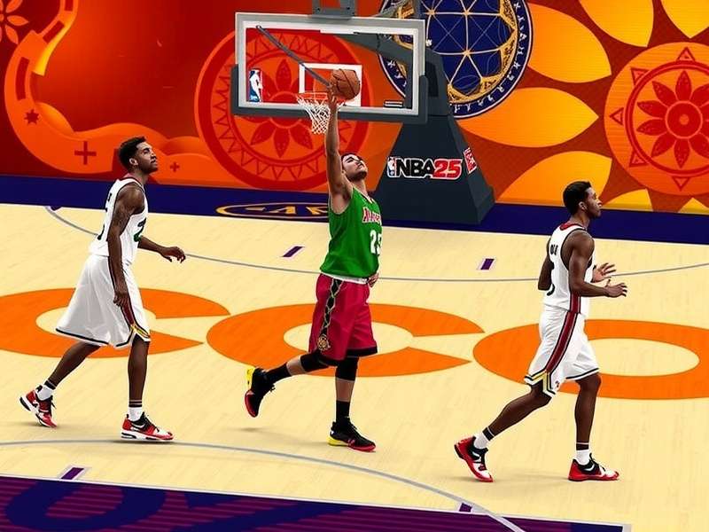 NBA 2K25 Legendary Edition Indian-themed VIP Court