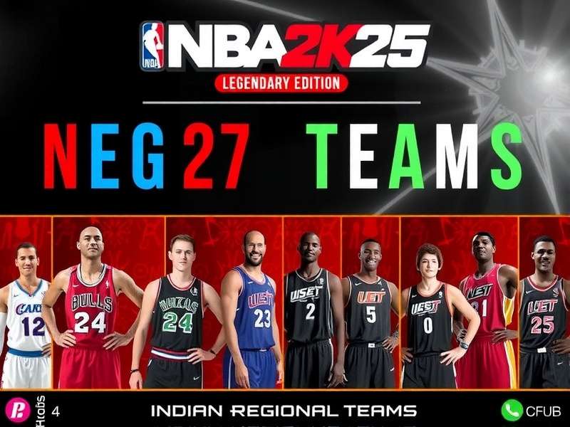 NBA 2K25 Legendary Edition Indian Regional Teams